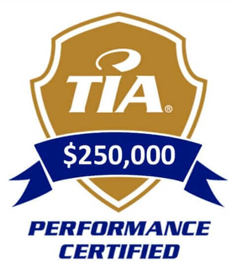 TIA $250,000 Surety Performance Bond